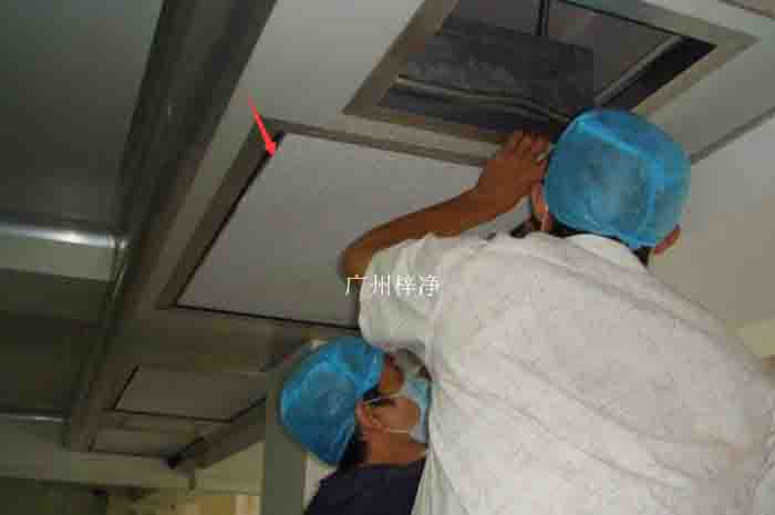 高效過濾器更換安裝現場實拍圖 高效過濾器更換安裝現場實拍圖